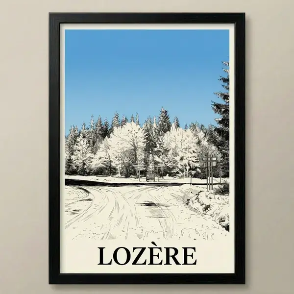 Lozère - Style Illustration