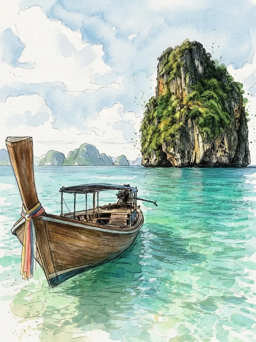Illustration sublimée par l'aquarelle